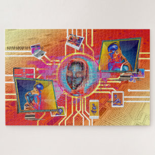Cyborg-Rätsel Puzzle