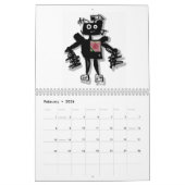 Cyborg Robot Calendar Kalender (Feb 2026)