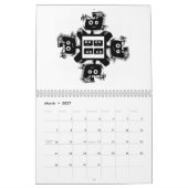 Cyborg Robot Calendar Kalender (Mär 2027)