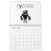 Cyborg Robot Calendar Kalender (Jan 2027)