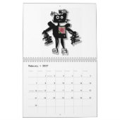 Cyborg Robot Calendar Kalender (Feb 2027)