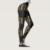 Cyborg Roboter-STAMM Geeky RoboterCyborgs Leggings (Rechts)