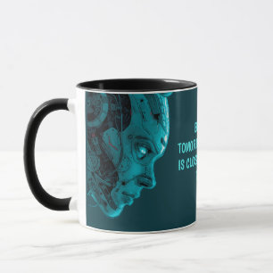 CYBORG-ROBOTERKOPF Crew Socks Tasse