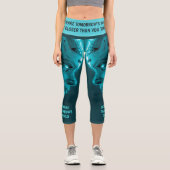 CYBORG ROBOTIC HEAD CAPRI LEGGINGS (Vorderseite)