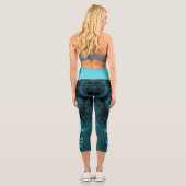 CYBORG ROBOTIC HEAD CAPRI LEGGINGS (Rückseite)