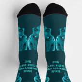 CYBORG ROBOTIC HEADCrew Socks Socken (Oben)