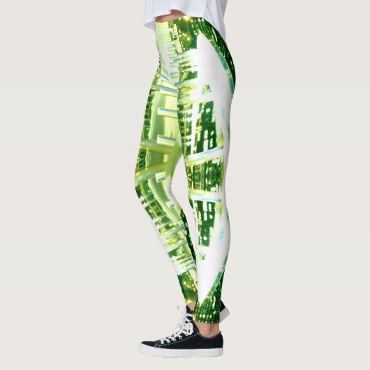 Cyborg-Robotik-Roboter futuristische Sci FI Leggings (Links)