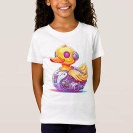 Cyborg Rubber Duck Kids T-Shirt