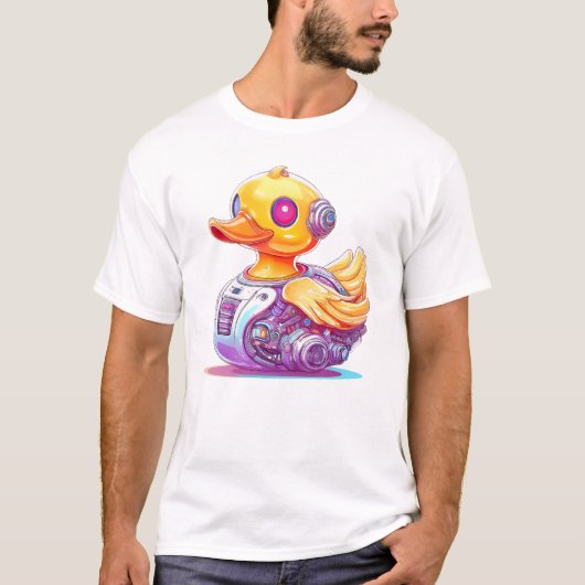 Cyborg Rubber Duck T-Shirt (Vorderseite)