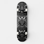 Cyborg Samurai Skateboard (Vorderseite)