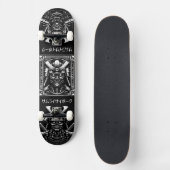 Cyborg Samurai Skateboard (Vorderseite)