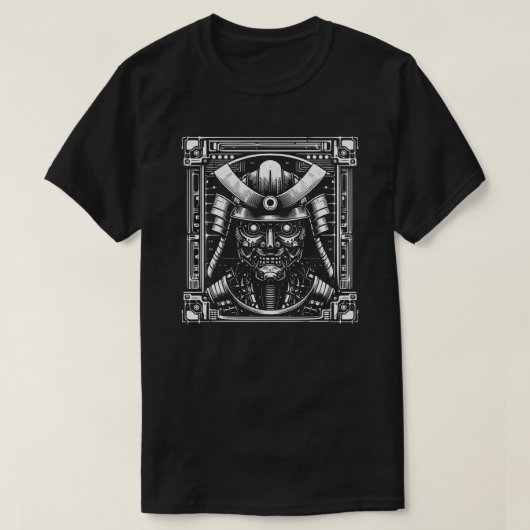 Cyborg Samurai T-Shirt (Design vorne)