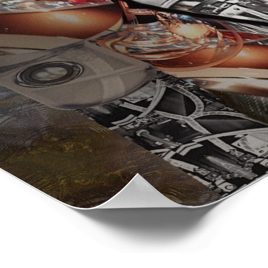 Cyborg Shayle Print Poster (Ecke)