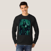 Cyborg Silverback Gorilla  Graphic T-Shirt (Vorne ganz)