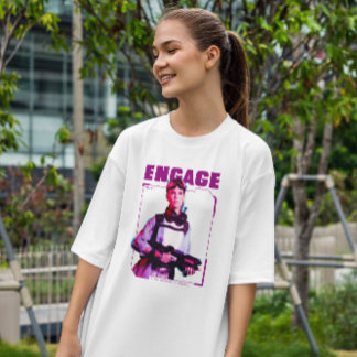 Cyborg Soldier Woman T-Shirt