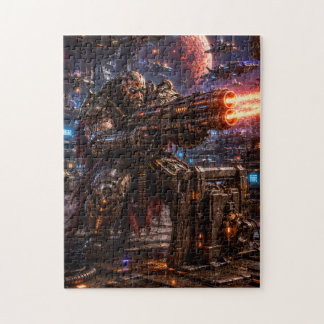 Cyborg Space Pirate — Heavy Gunner Puzzle