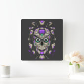 Cyborg Square Wall Clock Quadratische Wanduhr (Zuhause)