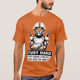 Cyborg-Tier-Löwe-Zitate Familie T-Shirt