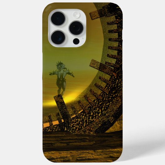 CYBORG TITAN, DESERT HYPERION Science Fiction Scif Case-Mate iPhone Hülle (Rückseite)