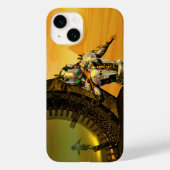 CYBORG TITAN, DESERT HYPERION Science Fiction Scif Case-Mate iPhone Hülle (Rückseite)