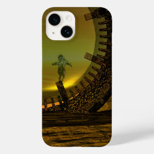 CYBORG TITAN, DESERT HYPERION Science Fiction Scif Case-Mate iPhone 14 Hülle