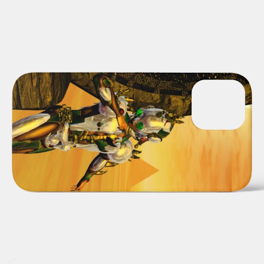 CYBORG TITAN, DESERT HYPERION Science Fiction Scif Case-Mate iPhone Hülle (Rückseite (Horizontal))