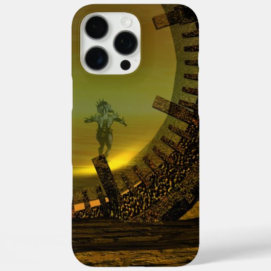 CYBORG TITAN, DESERT HYPERION Science Fiction Scif Case-Mate iPhone Hülle (Rückseite)