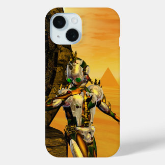 CYBORG TITAN, DESERT HYPERION Science Fiction Scif iPhone 15 Hülle