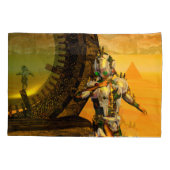 CYBORG TITAN, DESERT HYPERION Science Fiction Scif Kissenbezug (Rückseite-Links)