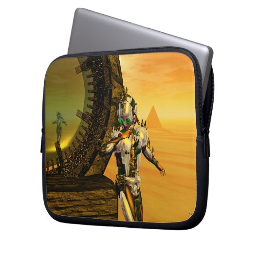 CYBORG TITAN, DESERT HYPERION Science Fiction Scif Laptopschutzhülle (Vorderseite Links)