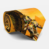 CYBORG TITAN IM WÜSTE VON HYPERION, SCI-Fi Krawatte (Gerollt)