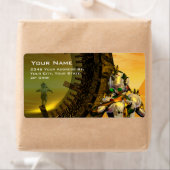 CYBORG TITAN IN HYPERION DESERT Sci-Fi (Insitu)