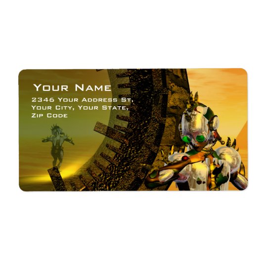 CYBORG TITAN IN HYPERION DESERT Sci-Fi (Vorne)