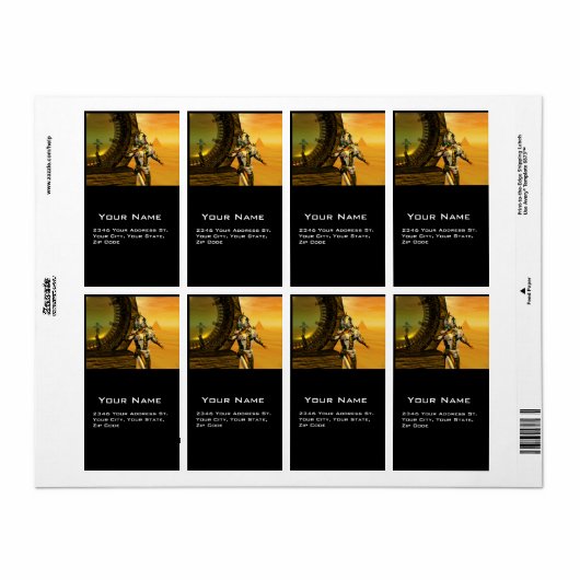 CYBORG TITAN IN HYPERION DESERT Sci-Fi (Vorne)