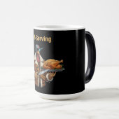 Cyborg Turkey's Thanksgiving Revenge Verwandlungstasse (VorderseiteRechts)