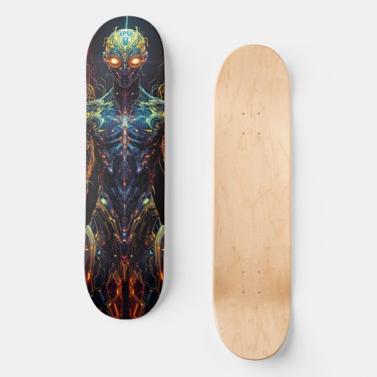 Cyborg Warrior Skateboard (Vorderseite)