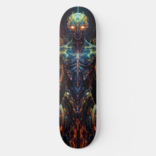 Cyborg Warrior Skateboard (Vorderseite)