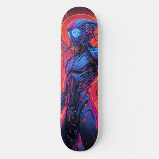 Cyborg Warrior Skateboard (Vorderseite)