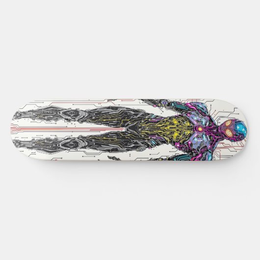 Cyborg Warrior Skateboard (Horizontal)