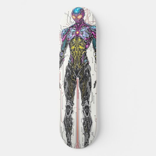 Cyborg Warrior Skateboard (Vorderseite)