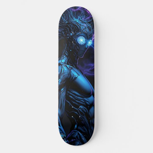 Cyborg Warrior Skateboard (Vorderseite)