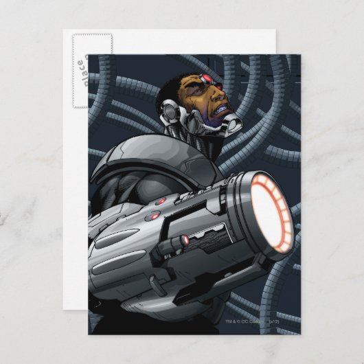 Cyborg & Weapon Bust Postkarte (Vorne/Hinten)