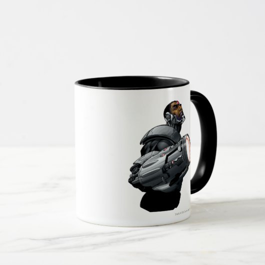 Cyborg & Weapon Bust Tasse (VorderseiteRechts)
