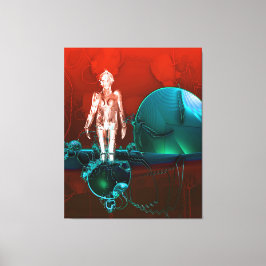 Cyborg-Werk Leinwanddruck