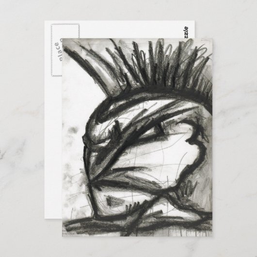 Cyborgknight Postkarte (Vorne/Hinten)