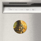 CYBORTITAN IN WÜSTE DER HYPERION-Science Fiction Magnet (In Situ (Geschirrspüler))