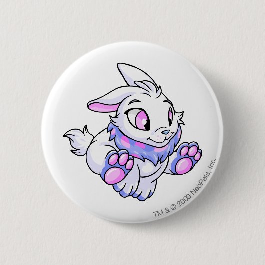 Cybunny Blau Button (Vorderseite)