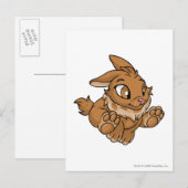 Cybunny Brown Postkarte (Vorne/Hinten)