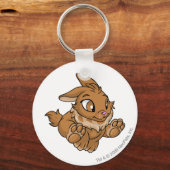 Cybunny Brown Schlüsselanhänger (Vorderseite)