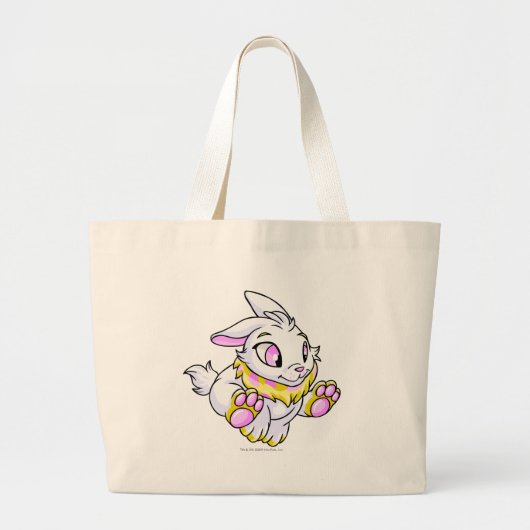 Cybunny Gelb Jumbo Stoffbeutel (Vorne)